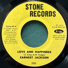 画像をギャラリービューアに読み込む, EARNEST JACKSON / LOVE AND HAPPINESS/HOGWASH