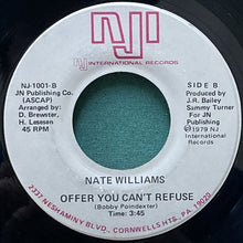 画像をギャラリービューアに読み込む, NATE WILLIAMS / MUGGED BY LOVE/OFFER YOU CAN'T REFUSE