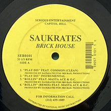 画像をギャラリービューアに読み込む, SAUKRATES / BRICK HOUSE EP