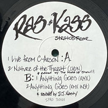 画像をギャラリービューアに読み込む, RAS KASS / LIVE FROM C-ARSON/NATURE OF THE THREAT/ANYTHING GOES (REMIX)