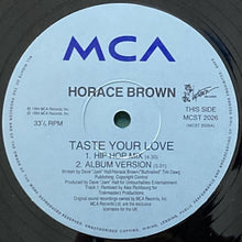 画像をギャラリービューアに読み込む, HORACE BROWN / TASTE YOUR LOVE