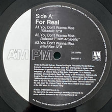 画像をギャラリービューアに読み込む, FOR REAL / YOU DON'T WANNA MISS