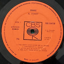 画像をギャラリービューアに読み込む, AL STEWART / ORANGE