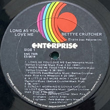 画像をギャラリービューアに読み込む, BETTYE CRUTCHER / LONG AS YOU LOVE ME