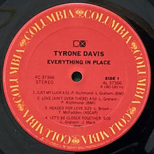 画像をギャラリービューアに読み込む, TYRONE DAVIS / EVERYTHING IN PLACE