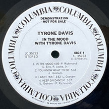 画像をギャラリービューアに読み込む, TYRONE DAVIS / IN THE MOOD WITH TYRONE DAVIS