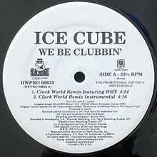 画像をギャラリービューアに読み込む, ICE CUBE / WE BE CLUBBIN'
