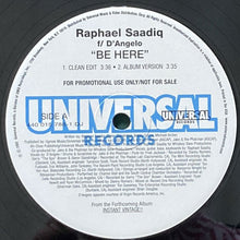 画像をギャラリービューアに読み込む, RAPHAEL SAADIQ featuring D'ANGELO / BE HERE