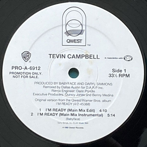 TEVIN CAMPBELL / I'M READY – VINYL CHAMBER