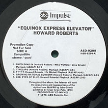 画像をギャラリービューアに読み込む, HOWARD ROBERTS / EQUINOX EXPRESS ELEVATOR