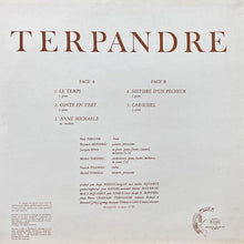 画像をギャラリービューアに読み込む, TERPANDRE / S/T