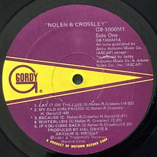 画像をギャラリービューアに読み込む, NOLEN & CROSSLEY / S/T