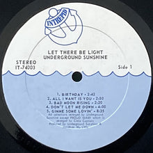 画像をギャラリービューアに読み込む, UNDERGROUND SUNSHINE / LET THERE BE LIGHT