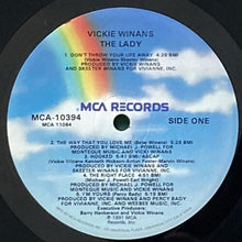 画像をギャラリービューアに読み込む, VICKIE WINANS / THE LADY