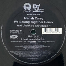 画像をギャラリービューアに読み込む, MARIAH CAREY featuring JADAKISS & STYLES P / WE BELONG TOGETHER REMIX