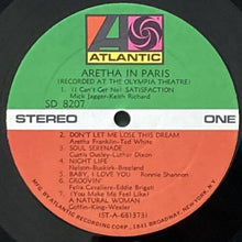 画像をギャラリービューアに読み込む, ARETHA FRANKLIN / ARETHA IN PARIS