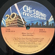 画像をギャラリービューアに読み込む, GENE CHANDLER / WHEN YOU'RE #1