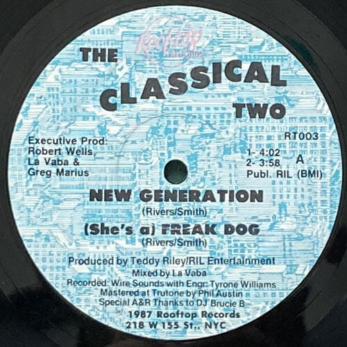 CLASSICAL TWO / NEW GENERATION/(SHE'S A) FREAK DOG – VINYL