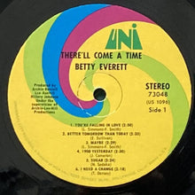 画像をギャラリービューアに読み込む, BETTY EVERETT / THERE'LL COME A TIME