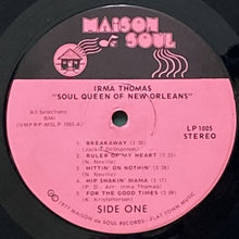 画像をギャラリービューアに読み込む, IRMA THOMAS / SOUL QUEEN OF NEW ORLEANS