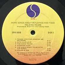 画像をギャラリービューアに読み込む, TALKING HEADS / MORE SONGS ABOUT BUILDINGS AND FOOD