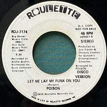 画像をギャラリービューアに読み込む, POISON / LET ME LAY MY FUNK ON YOU