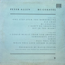 画像をギャラリービューアに読み込む, PETER ALLEN / BI-COASTAL