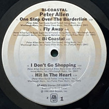 画像をギャラリービューアに読み込む, PETER ALLEN / BI-COASTAL