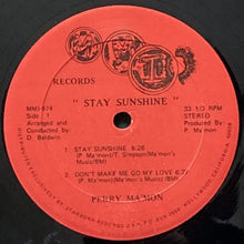 画像をギャラリービューアに読み込む, PERRY MA'MON / STAY SUNSHINE