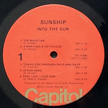 画像をギャラリービューアに読み込む, SUNSHIP / INTO THE SUN