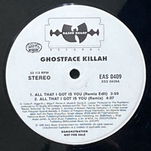 画像をギャラリービューアに読み込む, GHOSTFACE KILLAH / ALL THAT I GOT IS YOU