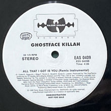 画像をギャラリービューアに読み込む, GHOSTFACE KILLAH / ALL THAT I GOT IS YOU