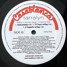 画像をギャラリービューアに読み込む, TARRALYN / BABY U KNOW