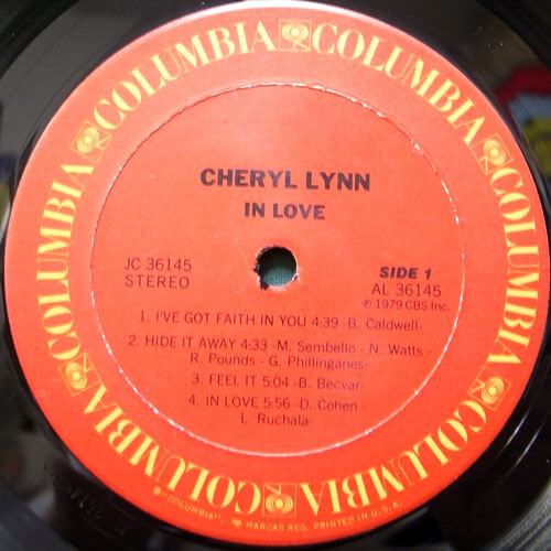 CHERYL LYNN / IN LOVE