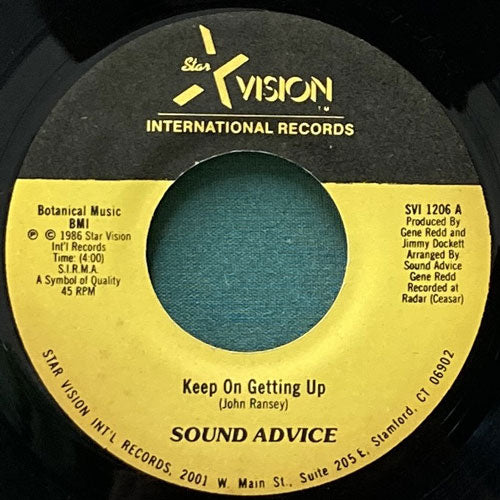 SOUND ADVICE / KEEP ON GETTING UP