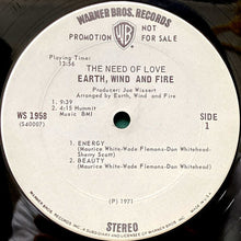 画像をギャラリービューアに読み込む, EARTH, WIND &amp; FIRE / THE NEED OF LOVE
