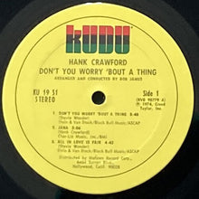 画像をギャラリービューアに読み込む, HANK CRAWFORD / DON&#39;T YOU WORRY &#39;BOUT A THING
