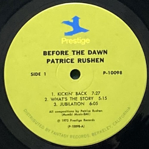 洋楽 PATRICE RUSHEN before the Dawn lp Patrice Rushen – Before The Dawn – Vinyl (LP, Promo, Album
