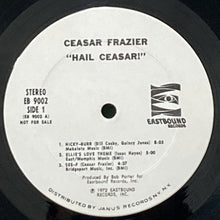 画像をギャラリービューアに読み込む, CEASAR FRAZIER / HAIL CEASAR!
