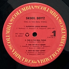 画像をギャラリービューアに読み込む, SKOOL BOYZ / THIS IS THE REAL THING
