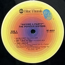 画像をギャラリービューアに読み込む, POINTER SISTERS / HAVING A PARTY
