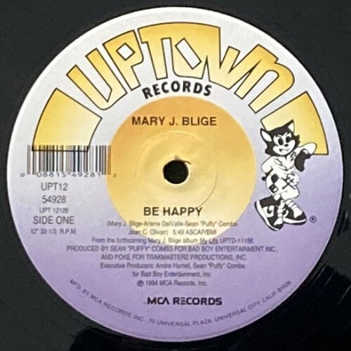 12inchレコード　MARY J. BLIGE/BE HAPPY
