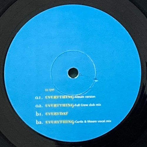 MARY J. BLIGE / EVERYTHING/EVERYDAY – VINYL CHAMBER