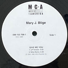 画像をギャラリービューアに読み込む, MARY J. BLIGE / GIVE ME YOU/LET NO MAN PUT ASUNDER
