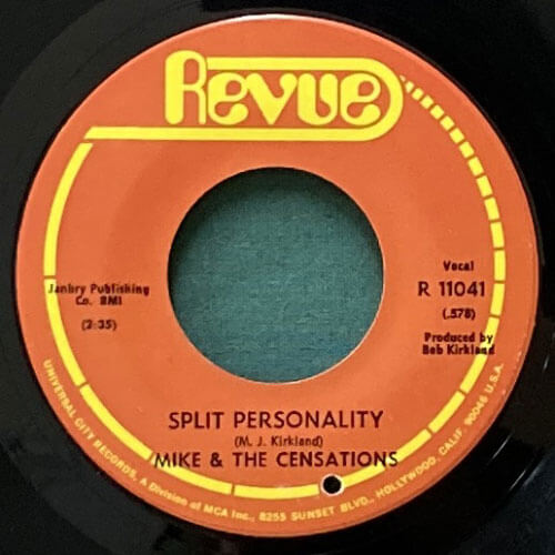 MIKE & THE CENSATIONS / SPLIT PERSONALITY/YOU'RE LIVING A LIE