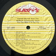 画像をギャラリービューアに読み込む, CARNELL MURRELL AND THE NEWORK COMMUNITY CHOIR / YOU CAN MAKE IT IF YOU TRY
