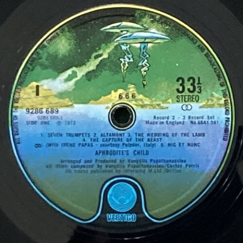 APHRODITE'S CHILD / 666 – VINYL CHAMBER