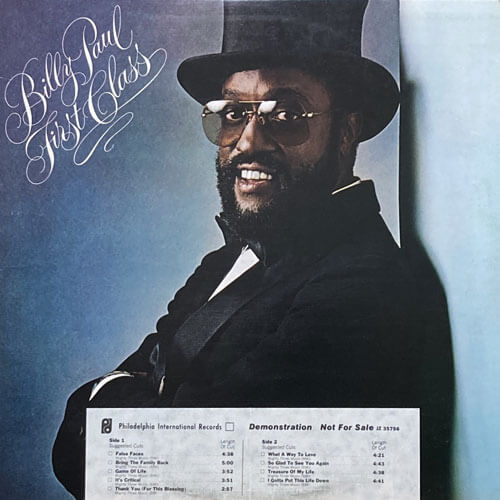 BILLY PAUL / FIRST CLASS