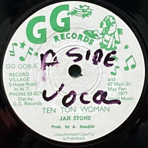 JAH STONE / TEN TON WOMAN