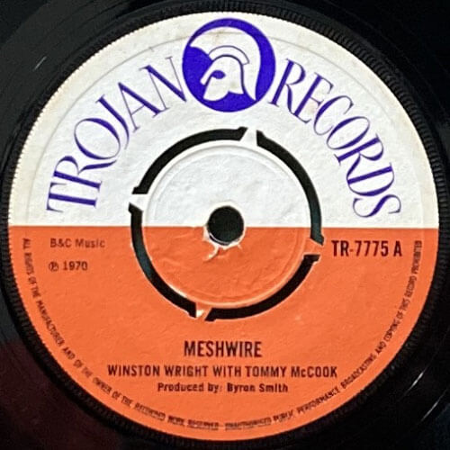 WINSTON WRIGHT WITH TOMMY McCOOK/THE BARONS / MESHWIRE/DARLING PLEASE RETURN